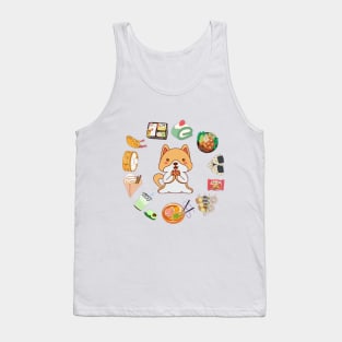 Cute Greedily Squirrel Tank Top